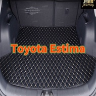 ((Ready Stock) Suitable for Toyota Estima Car Leather Rear Compartment Mat Rear Trunk Waterproof Mat
