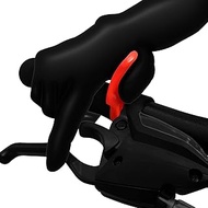 Mini Carbon Bicycle Rest Handlebar Mtb Bike Handlebar Cycling TT Bar Triathlon Aero Bar Armrest Relaxation for Mountain Bike (Red)