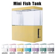 USB Fashion Tank Plastic Aquarium Set | small mini aquarium tank set full complete akuarium kecil(RE