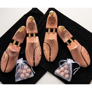 Twin Pack: Red Cedar Shoe Tree (shoe shaper, natural moisture absorber, shoe deodorizer)