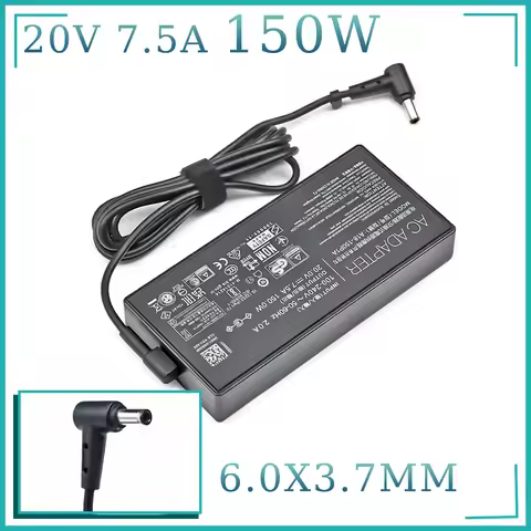 150W 20V 7.5A 6.0x3.7mm ADP-150CH B Power Adapter For TUF Gaming FX705DT FX505D FX505DU FX505DT A18-