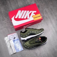 Nke AIR MAX 97 AIRMAX 97x UNDEFEATED OLIVE GREEN ARMY REFLECTIVE SNEAKERS