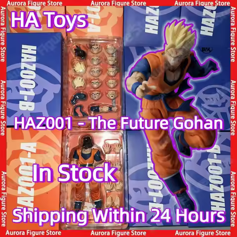 In Stock HA Toys HAZ001 Gohan Dragon Ball Z SHF Super Saiyan SSJ From The Future Son Gohan Anime Act
