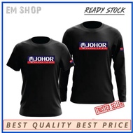 NEW🍋 Baju Microfiber JOHOR (The JDT)  Tshirt Lelaki Dan Perempuan
