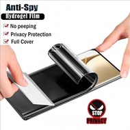 3D Curved HD And Anti Spy Silicone Soft Hydrogel Film For Honor 50 60 70 80 90 Lite Pro Flat SE Lite