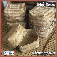 Besek Bambu -Kotak Bambu Anyam