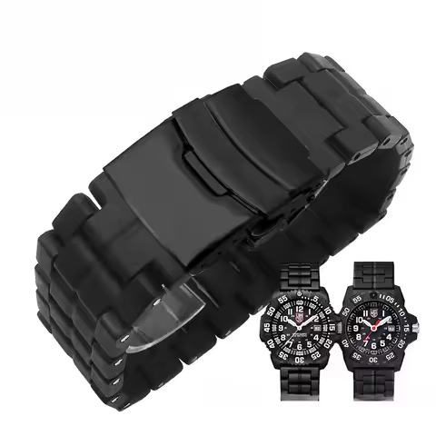 For Luminox Lightweight with Tool Carbon Fiber Plastic Steel Watch Band 3050 3080 8800 Series 23mm R