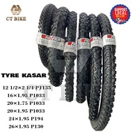Ready Stock FKR  ’’12’’16" 20" 24" 26  Bicycle Tyre Basikal Tayar -Bunga Kasar-自行车外胎脚车轮胎