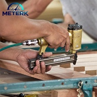 Meterk P625 PNEUMATIC Air PIN Nailer เครื่องเย็บกระดาษสำหรับเล็บเม็ด 100pcs Air Nailer ความยาว 10-25