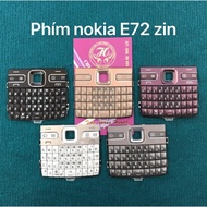 Nokia E72 Zin keyboard according to the device