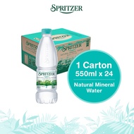 SPRITZER NATURAL MINERAL WATER 24x550ml