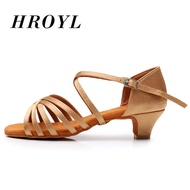 New arrival Ballroom Girl Dance Shoes children Low Heel Ladies Women Latin Dance Shoes Women Professional Dancing Shoes 17-26CM