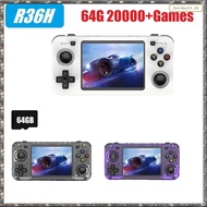[L W H Y] R36H Retro Handheld Game Console 64G 20000+Games Linux 3.5 Inch Portable Pocket Video Play