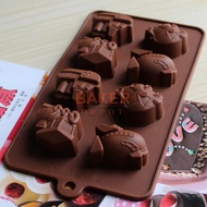 Good Quality Silicone Ice Cube Jelly Chocolate Pudding Cake Mold Car Ferry CSE01 Doky
