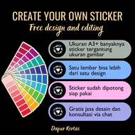 Free Custom Sticker Design Service