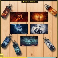 5 Pcs Nezha Movie Characters Outdoor Lamp Stickers for 38 Explore Light Sticker