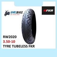 TYRE FKR TIRE TUBELESS FKR RW2020 3.50-10 350 10 3.50/10 RW 2020 RW-2020 TYRE MOTORSIKAL TUBELESS FK