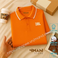 JBL Polo T-shirt - Premium CVC Crocodile Fabric Thick, Smooth, Cool, Anti-wrinkle - 4Man Store