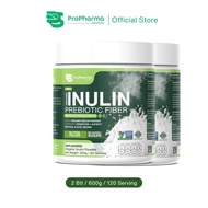 Pro Pharma Solutions Inulin Prebiotic Fiber 300g Net Weight Unflavored Powder 0 Sugar 0 Fat 8 Kcal 4