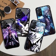 Bleach sosuke aizen Glass Phone Case For Xiaomi Redmi 12 4G 13C Note 14 13 pro plus 12 12S 11 10 9 5
