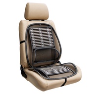 Universal Auto Car Seat Cover Summer Cool Mesh Net Grill Seat Cushion Back Lumbar Massage Support