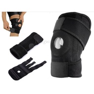 Adjustable 4 Spring Knee Support Protect Guard Sport Lutut Laras Sokongan Melindungi Guard Sukan Lutut Kaki Sokongan