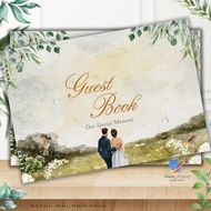 Wedding Guest book/ Guest book wedding/ wedding invitation Guest book