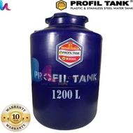Tangki Air Plastik Profil Tank 1200 Liter TDA Toren Tandon Original