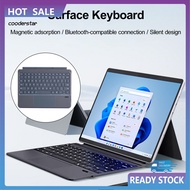 COOD Long Standby Keyboard Ergonomic Keyboard for Surface Go Backlit Bluetooth Keyboard for Microsoft Surface Go 3/2 Ergonomic Design with Trackpad