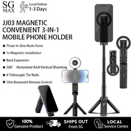 JJ03 Gimbal Stabilizer for Phone Magnetic suction bracket  Anti-Shake Tripod Phone Grip Tripod Bluet