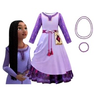 WISH ASHA Encanto COSTUME Imported Children's Cosplay Dress Accessory Set