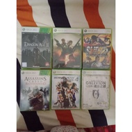 Xbox 360 package (any 6 cd games original no choice game)