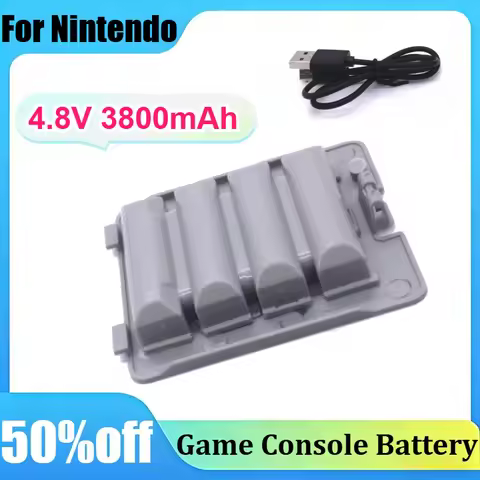 For Nintendo Wii Fit Balance Board 4.8V 3800mAh Rechargeable Replacement Battery with USB Charging C