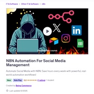 [n8n Video Course] N8N Automation For Social Media Management | Learn n8n Video Course | Ai Automati