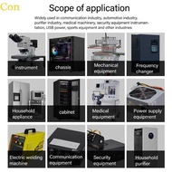 Con 180mm Double  Bearing 12V Cooling Fan 5 5x2 1mm Low Noise  Airflows For PC Case Server Cabinet V