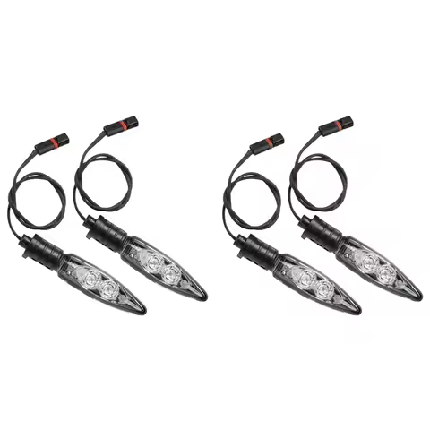 4X For BMW R1200GS Adv F650GS R1200R S1000R S1000RR F800GS K1300S G310R/GS Blinker Turn Signals LED 