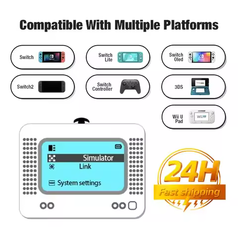For Amiibo NFC Pixl Emulator Simulator Chargeable Bluetooth Intelligent nintendo switch for Switch2/