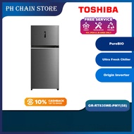 TOSHIBA 661L GR-RT835WE-PMY(58) 2-DOOR INVERTER FRIDGE / REFRIGERATOR