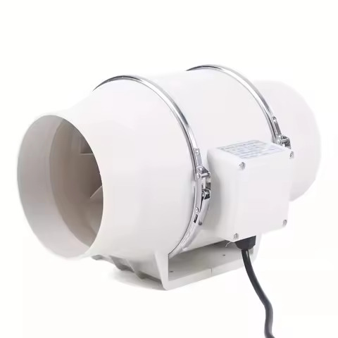 4'' 5'' 6" Inline Duct Fan Ventilation Exhaust Blower Fans Quiet for Ducting