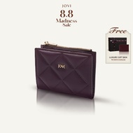 [8.8 SALE] JOVI LUNA Wallet - Premium Microfibre Women's Wallet | 6 Months Warranty | Percuma Ukir N