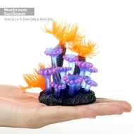Simulated Sea Urchin Anemone Soft Coral Fish Tank Decor