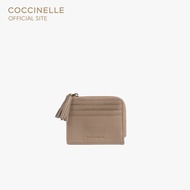 COCCINELLE กระเป๋าใส่เอกสารผู้หญิง รุ่น TASSEL DOCUMENT HOLDER 128901 สี WARM TAUPE