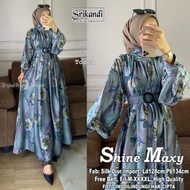 GAMIS ALBA DRESS MEWAH MARSELA GAMIS SILK PREMIUM DRESS ARMANI SILK