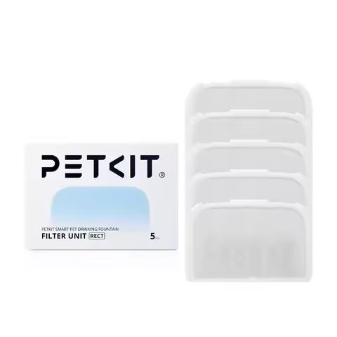 PETKIT Filter Unit Rect for EVERSWEET MAX Cordless Water Fountain, Replacement for 105 fl oz/3L Auto