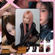 韩* 系吉赛尔内永枝利自印小卡明星周边aespa自拍写真镭射lomo小卡Girl group aespa Giselle postcard sticker gift box, high-value p
