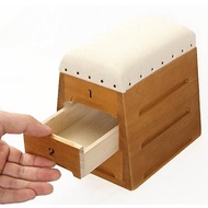 日本豊田産業|TOBIcoBACO 跳箱造型木製迷你收納盒-Timon抽屜3層