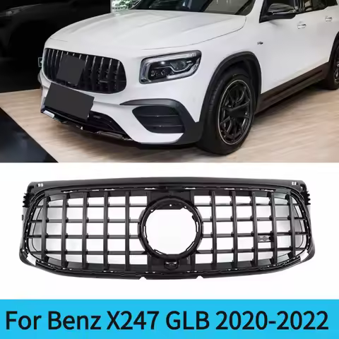 Front Inlet Grille Radiator Grid Grill Sport Tuning Mesh Body Kit For Mercedes Benz X247 GLB-Class 2