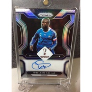 Card​Foot​Ball​ Panini​ Prizm​ FIFA WORLD​ CUP​2022 WILLIAMS GALLAS​ AUTO​ Run/25
