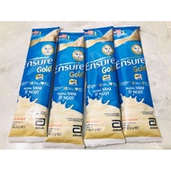 Ensure Gold HMB dạng gói gồm có hương lúa mạch/ít ngọt vani/vani 60.6g