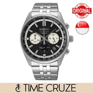 [Time Cruze] Seiko SSB429P1 Conceptual Quartz Chronograph Tachymeter Black Dial Men Watch SSB429